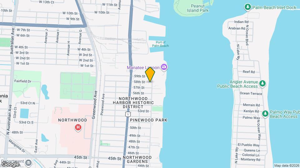 406 58th St Map and Location Details