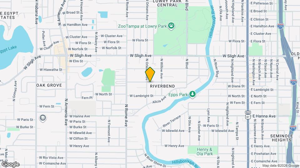 1322 W Knollwood St Map and Location Details