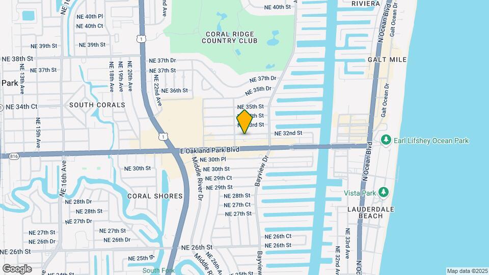 2716 NE 32nd St Map and Location Details