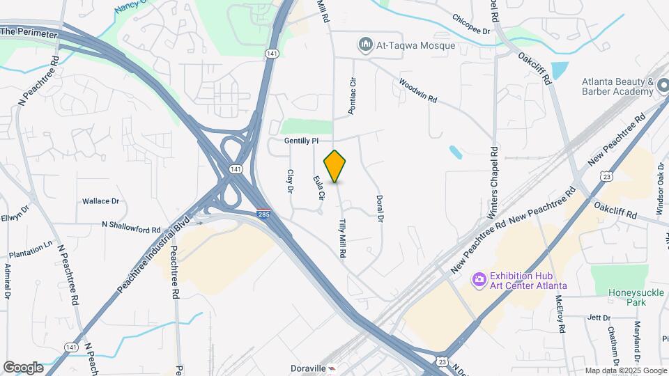 4044 Tilly Mill Rd Map and Location Details