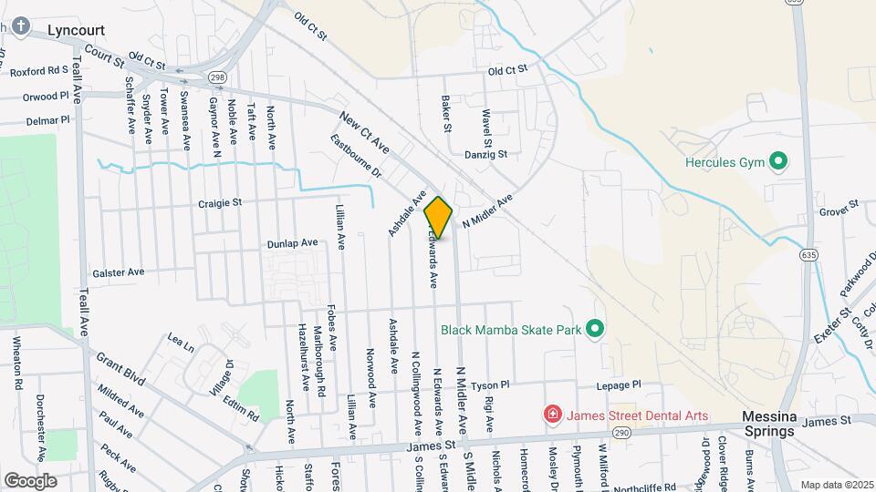 372 N Edwards Ave Map and Location Details