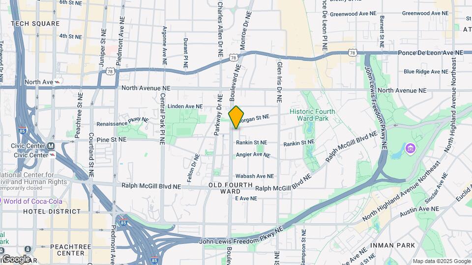 501 Boulevard NE Map and Location Details