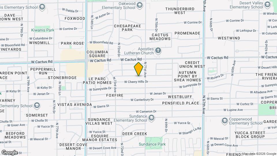 7125 W Laurel Ln Mapa y Detalles de la Ubicación