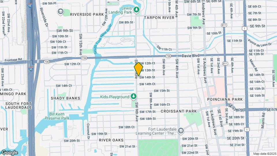 1402 SW 9th Ave Map and Location Details