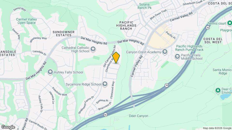 5563 Gamay Way Map and Location Details