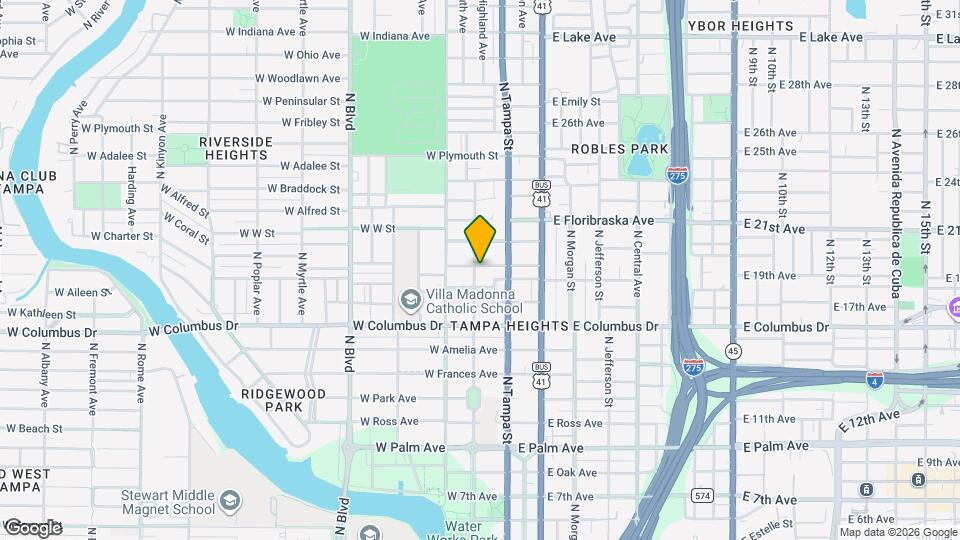 2807 N Highland Ave Mapa y Detalles de la Ubicación