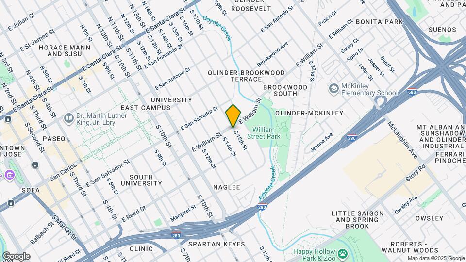 507 S 15th St, Unit 507 Map and Location Details