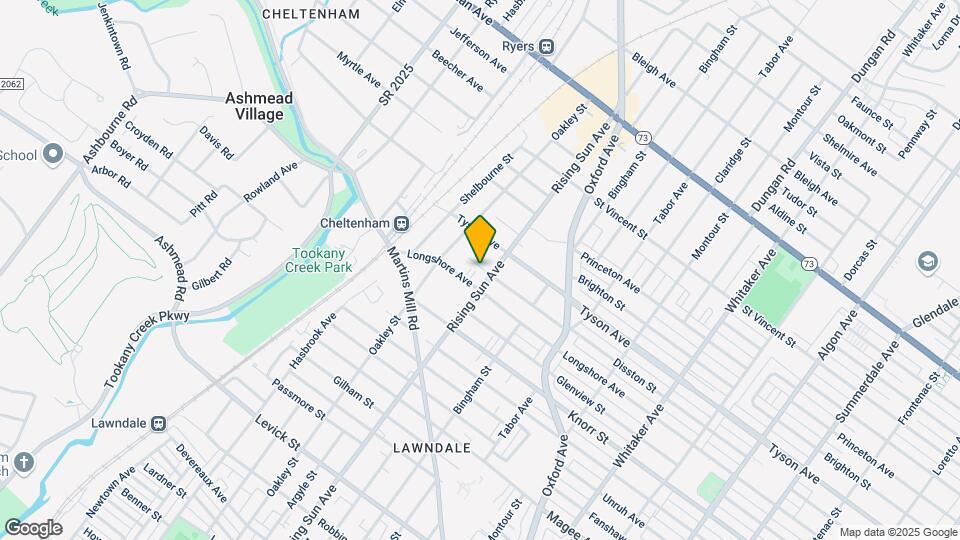 6904 Rising Sun Ave Map and Location Details