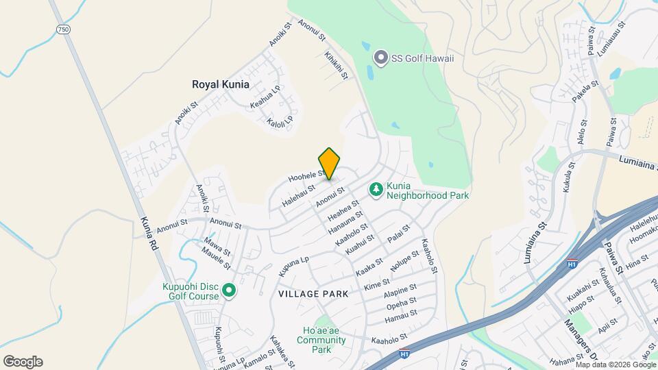 94-1034-1034 Halewili St Map and Location Details