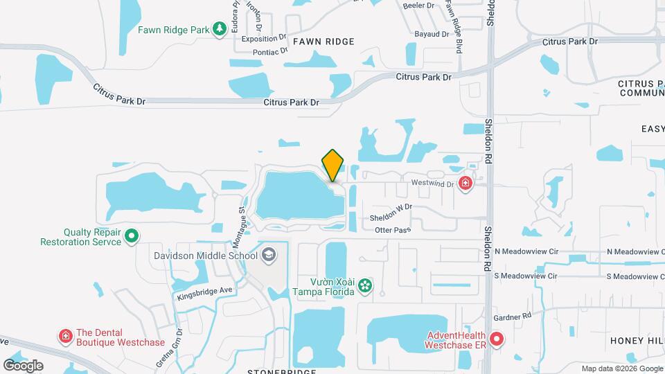 9232 Lake Chase Island Way Map and Location Details