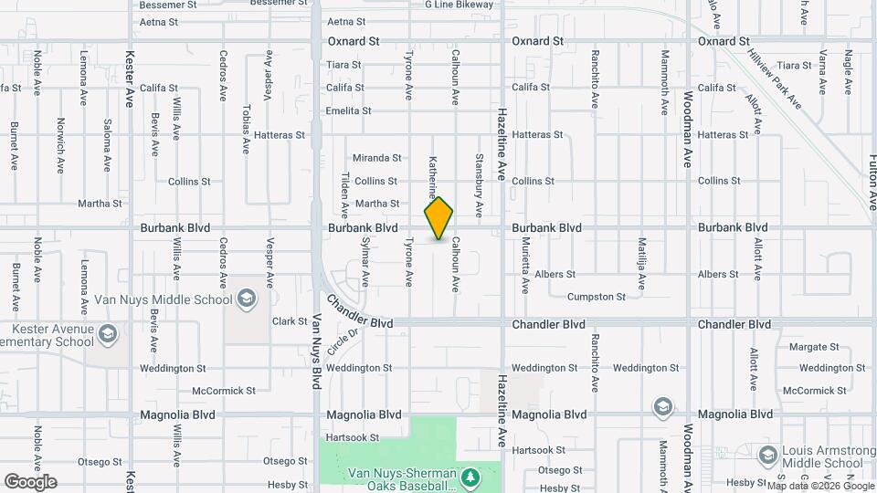 5496 Katherine Ave Mapa y Detalles de la Ubicación