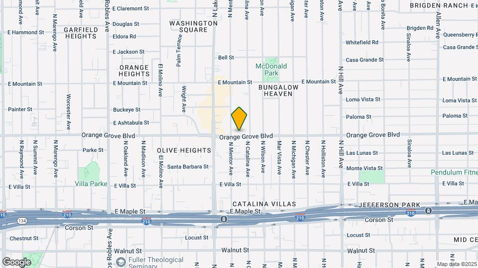 East Orange Grove Apartments Map and Location Details