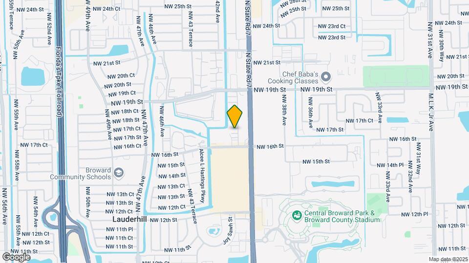 4043 NW 16th St Map and Location Details
