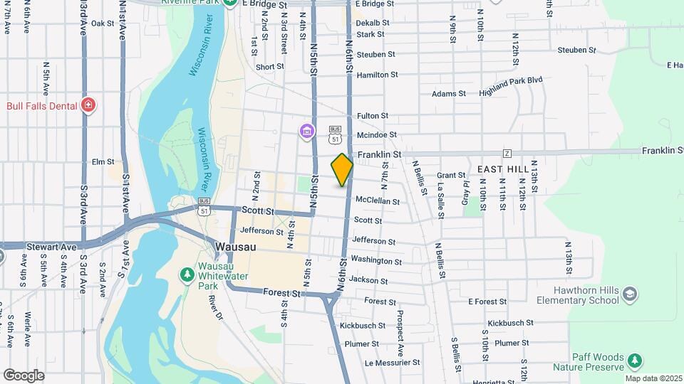 526 McClellan St Map and Location Details