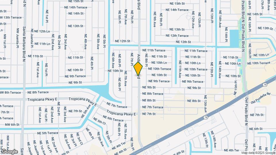 922 Andalusia Blvd Map and Location Details