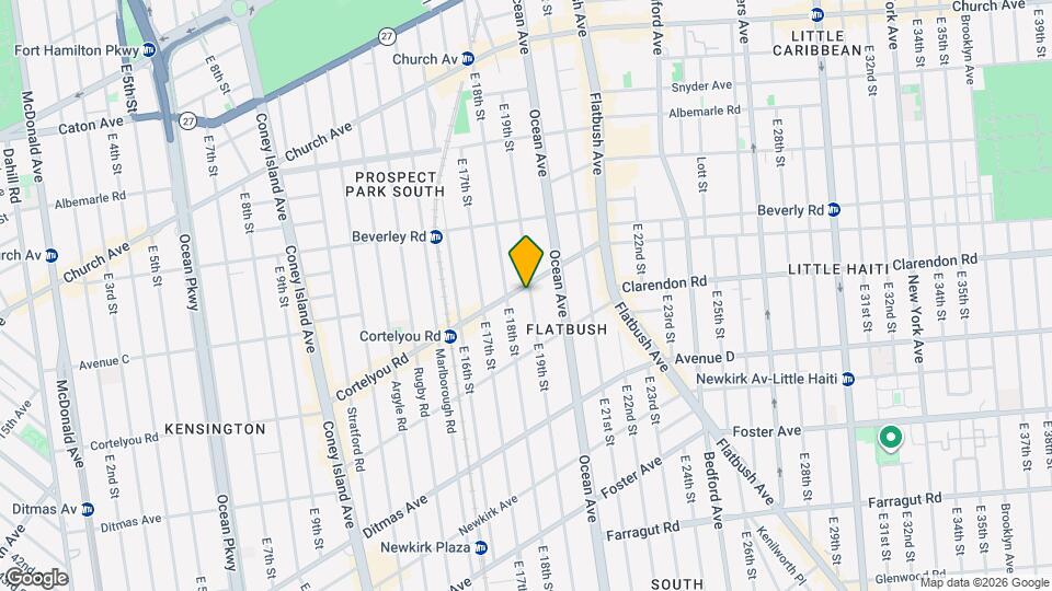 1820 Cortelyou Rd Map and Location Details