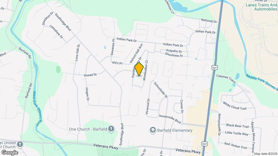 915 Red Feather Trail Map and Location Details