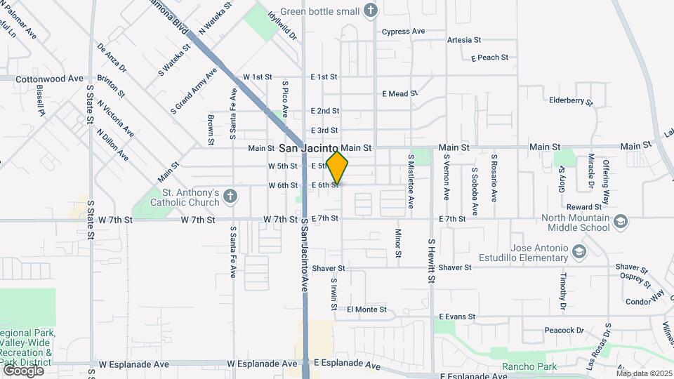 260 E 6th St Map and Location Details