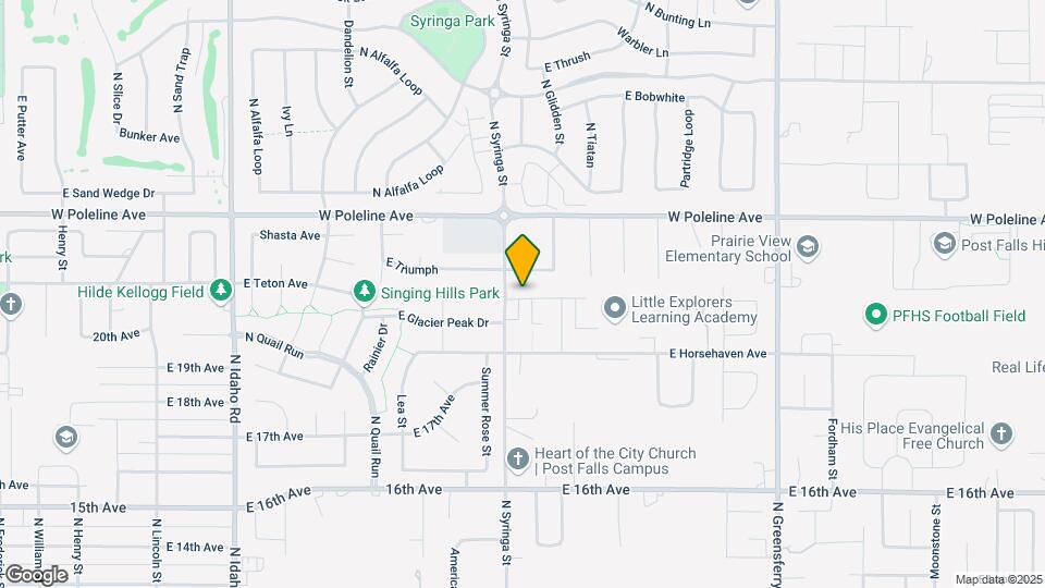 1531 E Crossing Ave Map and Location Details