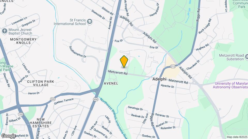 1800 Metzerott Rd, Unit 401 Map and Location Details