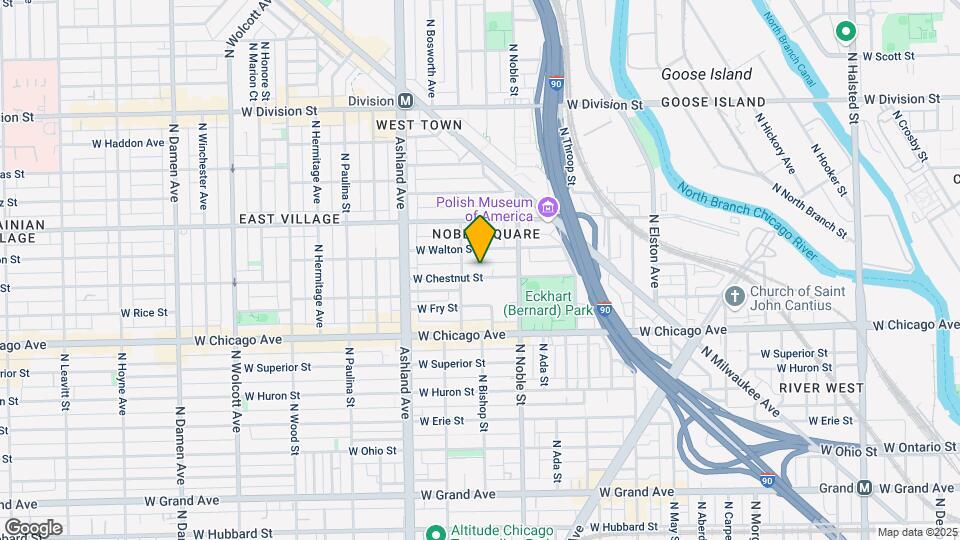 1442 W Chestnut St Map and Location Details
