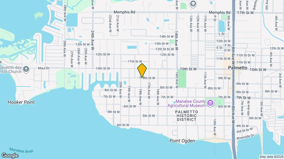 1715 9th St W Mapa y Detalles de la Ubicación