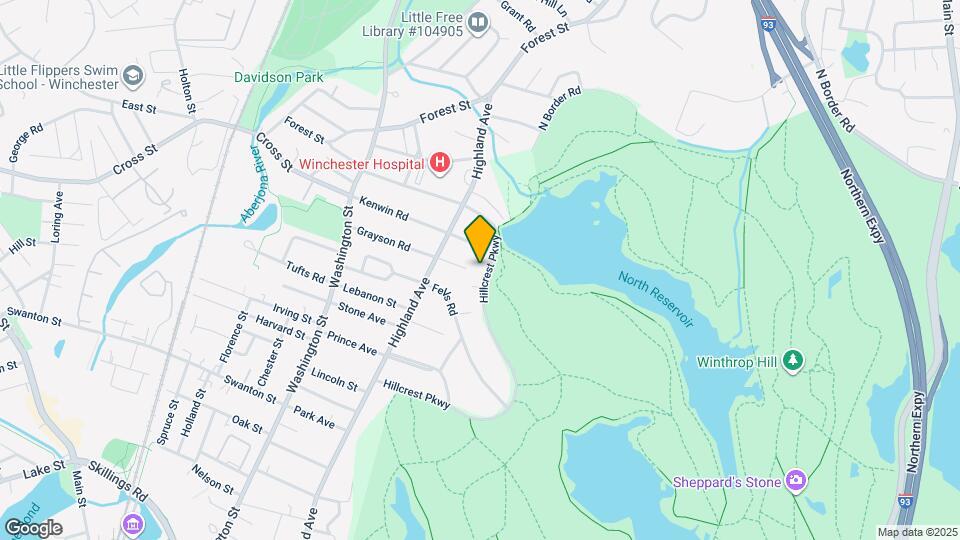 10 Hillcrest Pkwy Map and Location Details