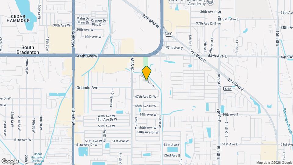 4511 3rd Street Cir W, Unit #291 Burgundy Unit Ii Con Map and Location Details