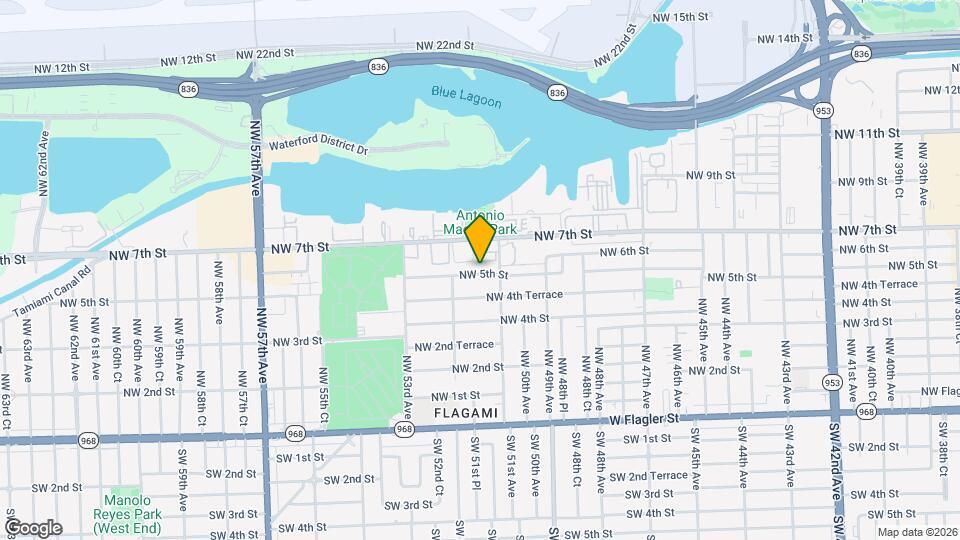 5131 NW 5th St Map and Location Details