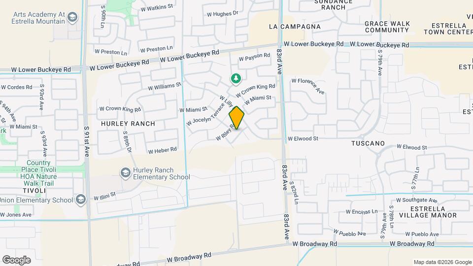 8452 W Forest Grove Ave Mapa y Detalles de la Ubicación