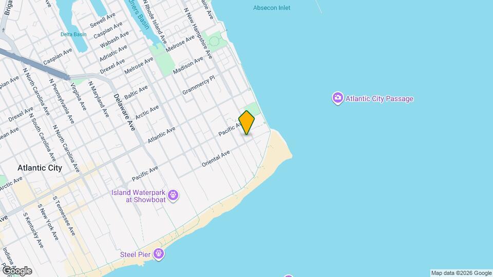 207 Oriental Ave Map and Location Details