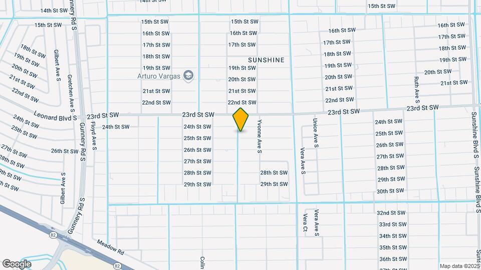 3812 25th St SW Map and Location Details