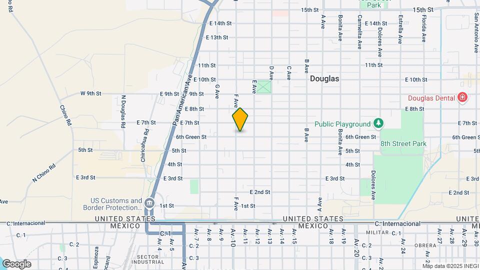 603 N F Ave Map and Location Details