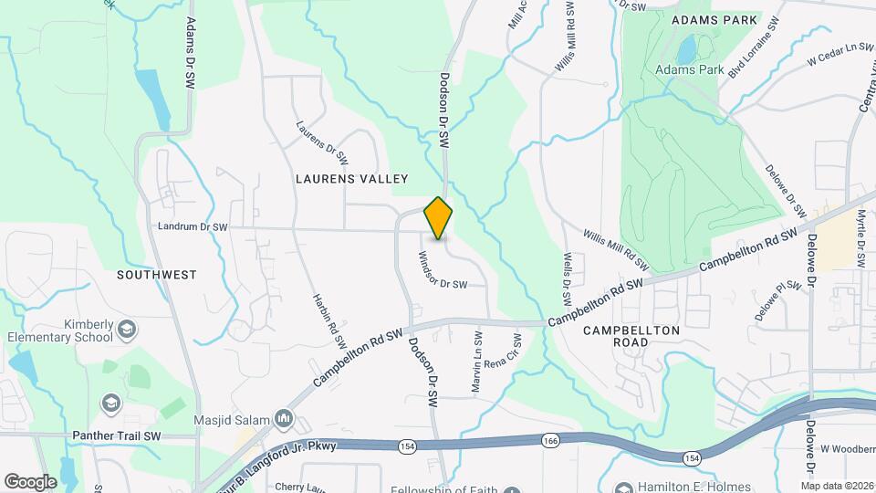 1821 Sandringham Dr SW Map and Location Details