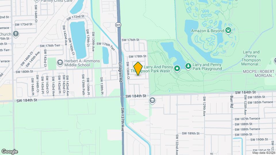 13521 SW 182nd St Map and Location Details