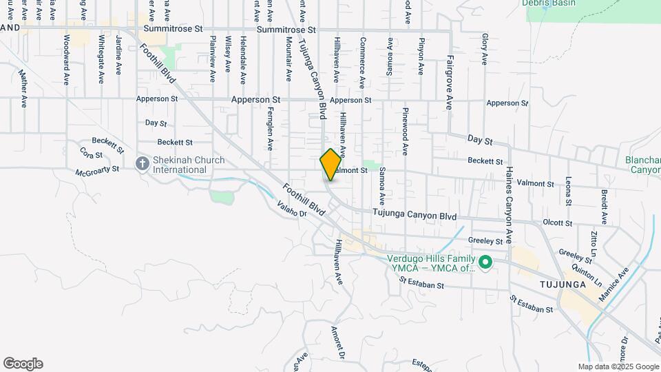 10204 Tujunga Canyon Blvd Map and Location Details