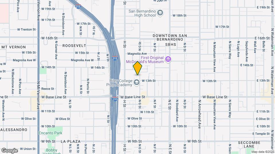 1324 N G St Map and Location Details
