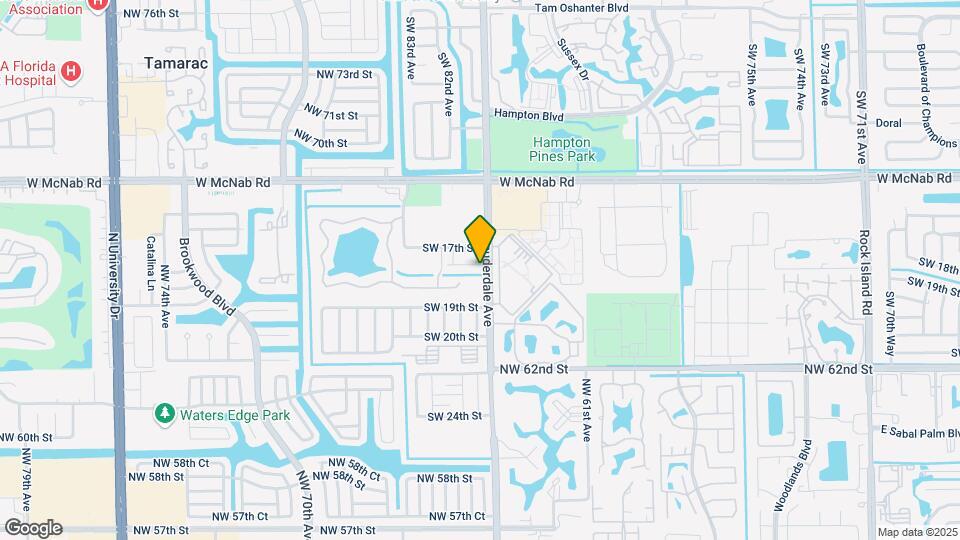 8104 SW 17th Ct Map and Location Details