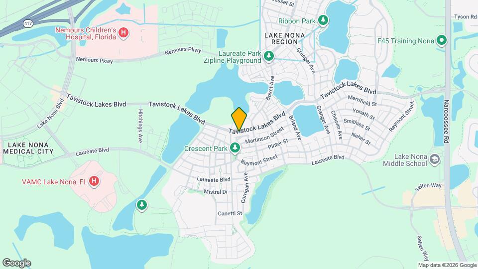 8348 Tavistock Lakes Blvd Map and Location Details