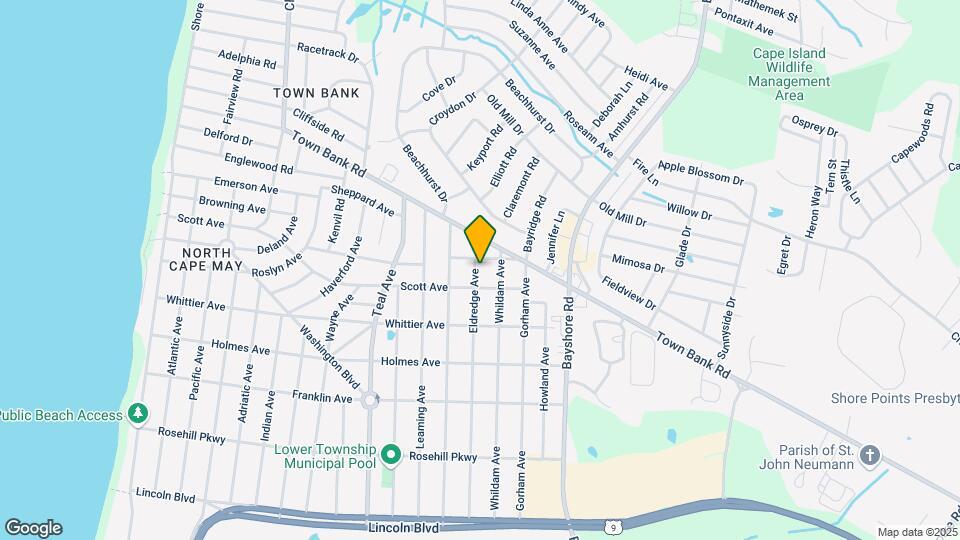 137-139 Eldridge Ave Map and Location Details