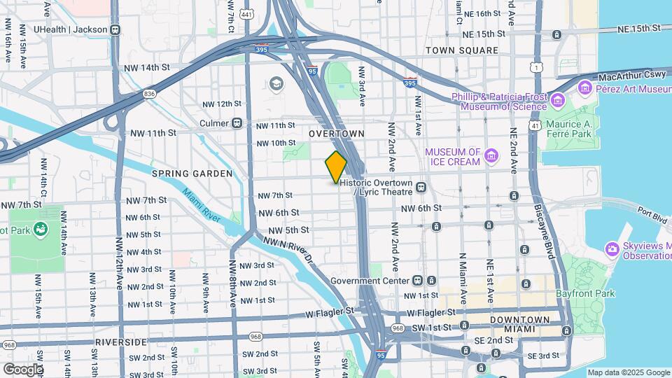 708 NW 4th Ave Map and Location Details