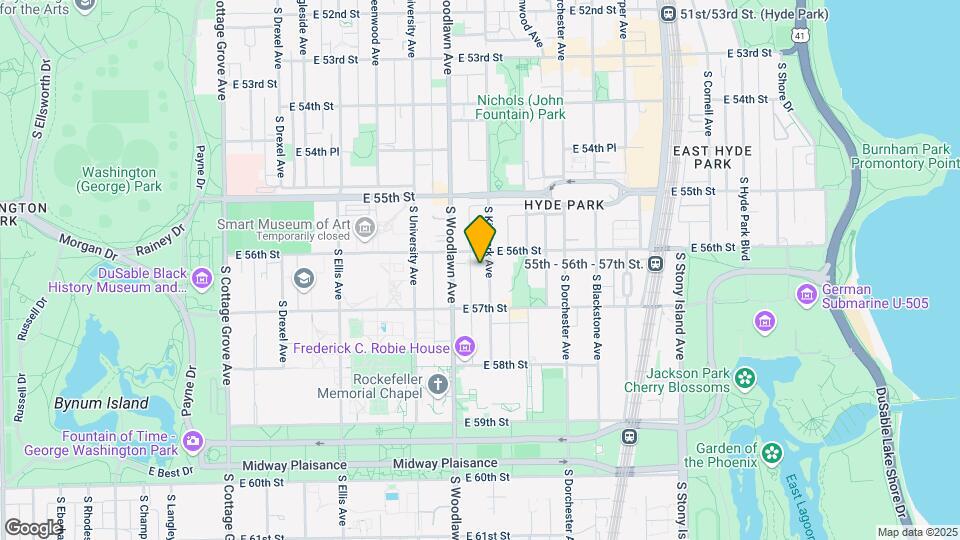5616-5618 S Kimbark Ave Map and Location Details