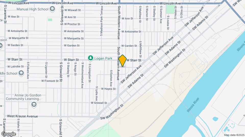 1828 W Latrobe St Map and Location Details