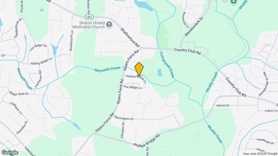 5946 Hollow Wood Ct Map and Location Details