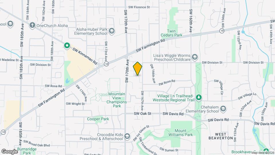 5567 SW Norris Terrace Map and Location Details