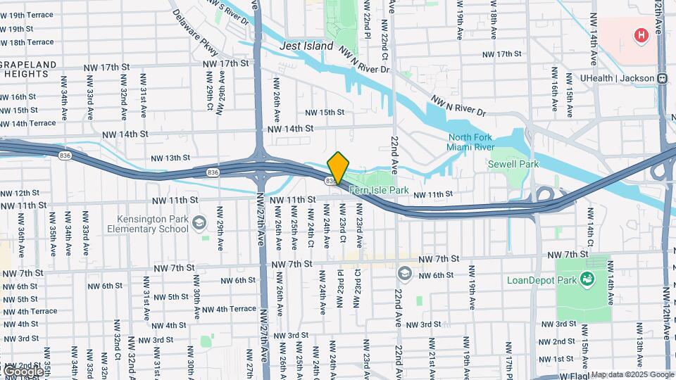 2385 NW 11th St Map and Location Details