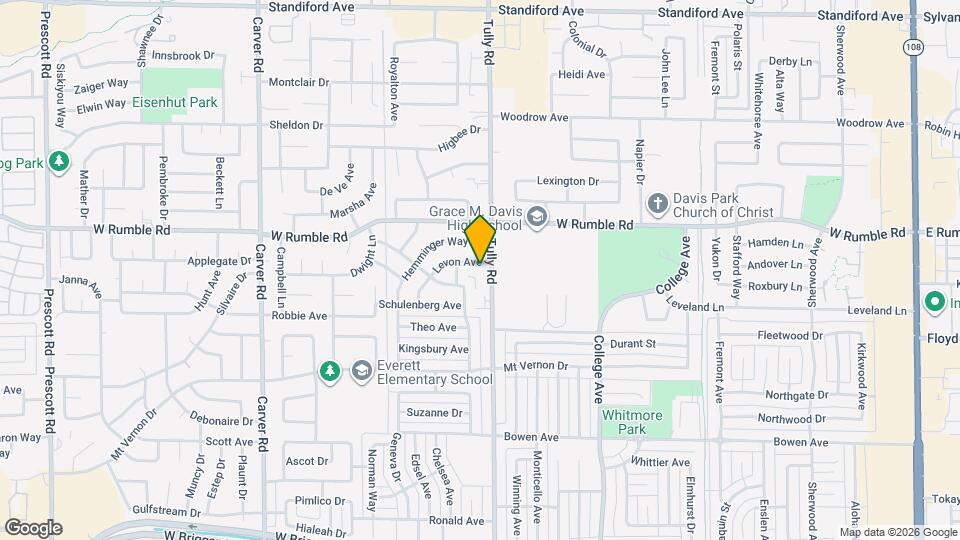 2840 Levon Ave Mapa y Detalles de la Ubicación