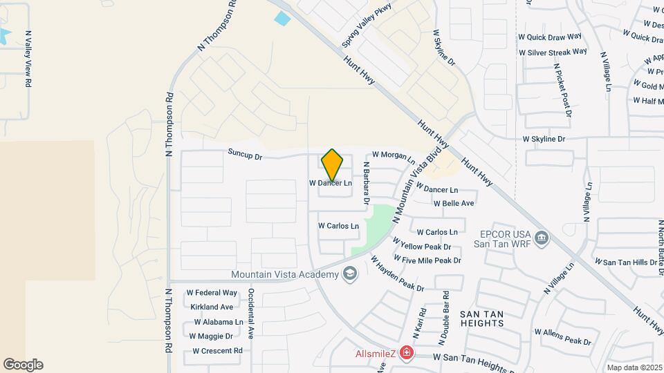 3797 W Dancer Ln Map and Location Details