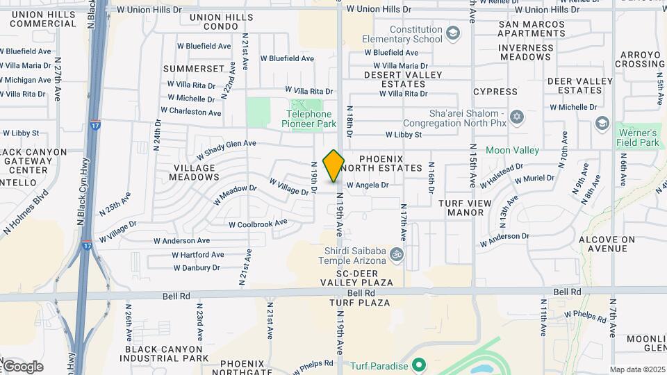 Village Meadows Mapa y Detalles de la Ubicación