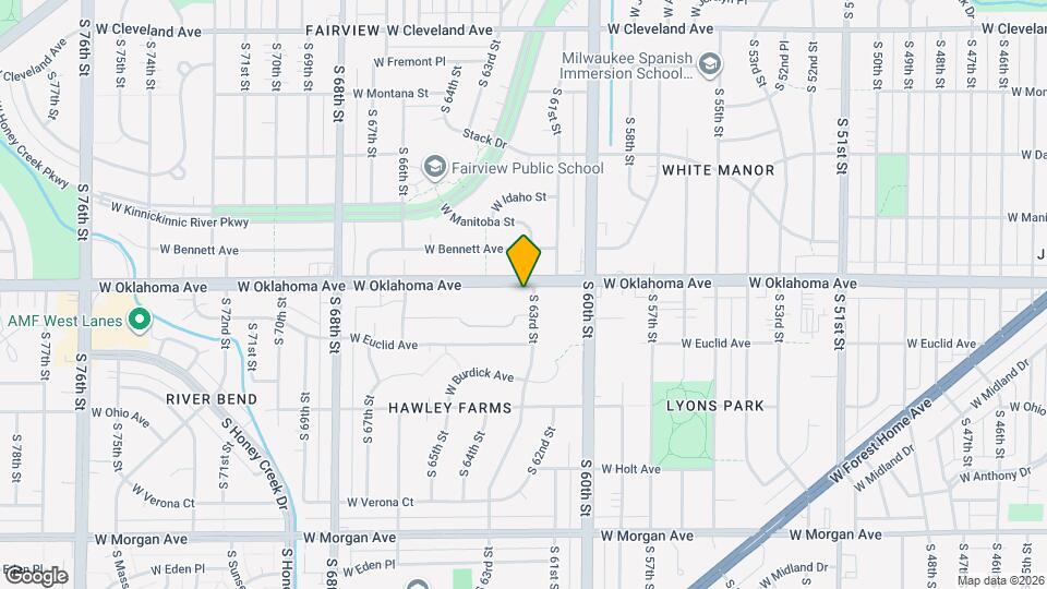 6207 W Oklahoma Ave, Unit Unit #3 Map and Location Details